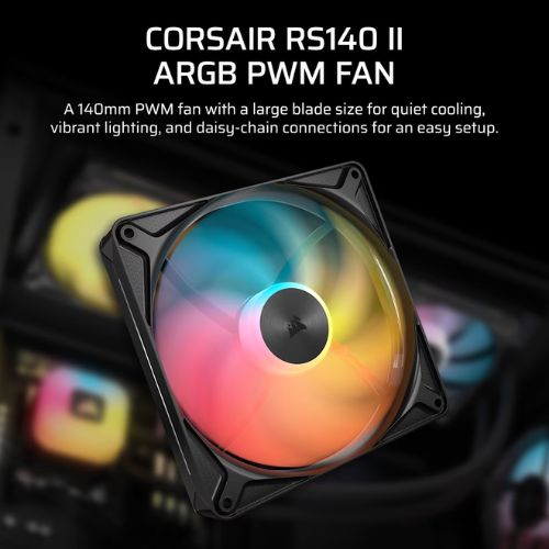 Corsair RS140 II ARGB 140mm Cabinet Fan